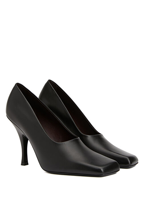 Siyah Topuklu Ayakkabı - Görsel 3