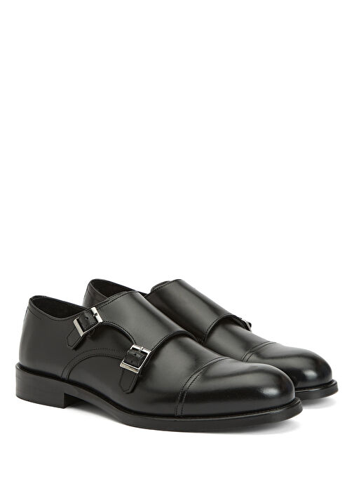 Siyah Erkek Deri Ayakkabı - Görsel 3