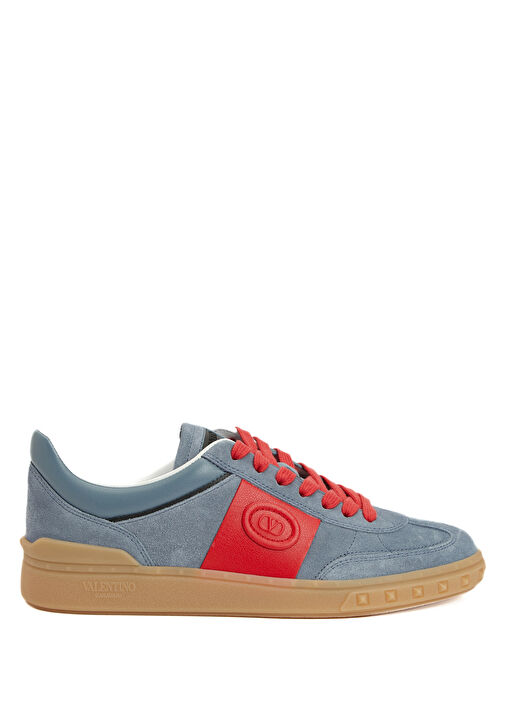 Gri Kadın Deri Sneaker - Görsel 2