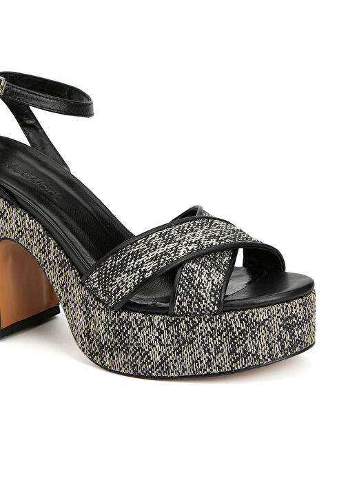 Siyah Kadın Sandalet - Görsel 7