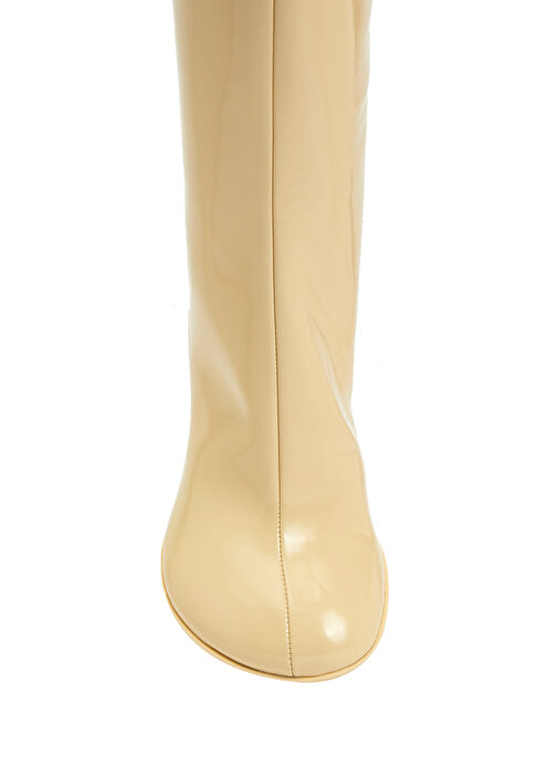 Atomic Bej Kadın Deri Çizme - Görsel 5