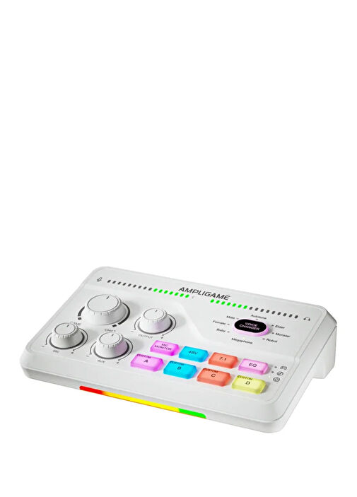 Fifine - Ampligame SC8 USB White Gaming Audio Mixer Fifine - Ampligame SC8 USB White Gaming Audio Mixer