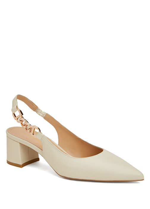 Kırık Beyaz Deri Gova - Görsel 3