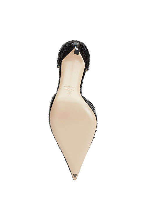 Tom Ford Tom Ford Siyah Deri Topuklu Ayakkabı Beymen'de! Siyah - 6. görsel
