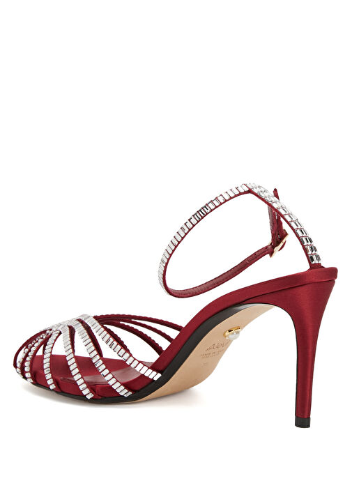 Penelope Kırmızı Kadın İpek Sandalet - Görsel 4
