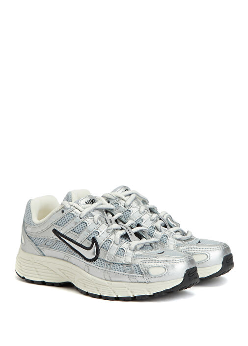 P-6000 Siyah Gri Unisex Çocuk Sneaker - Görsel 3