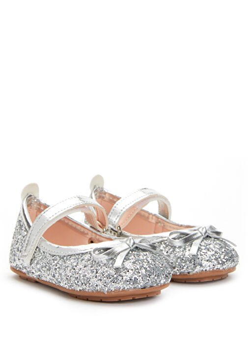 Silver Simli Kız Bebek İlk Adım Ayakkabısı - Görsel 3