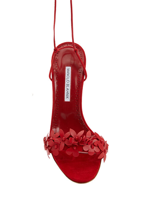 Anista Kırmızı Kadın Deri Sandalet - Görsel 5