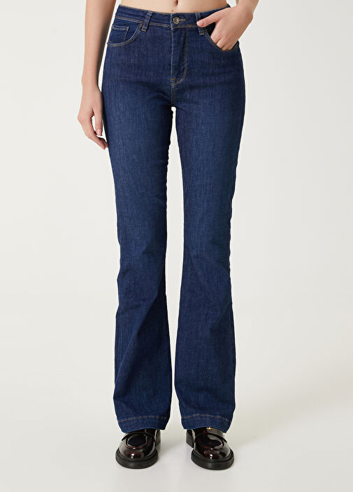 Dark Blue Flare Jeans