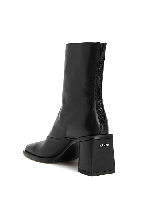 Siyah Kadın Deri Bot - Görsel 4