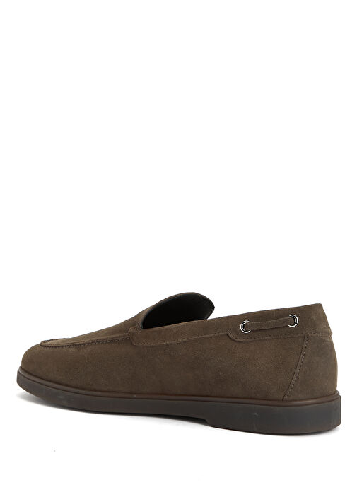 Kahverengi Erkek Deri Loafer - Görsel 4