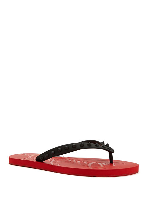 Kırmızı Siyah Torklu Erkek Terlik - Görsel 3