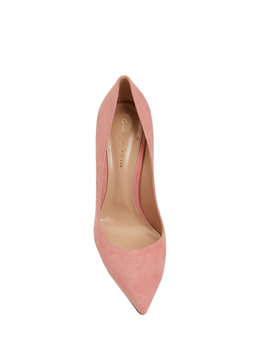 Gianvito Pembe Süet Stiletto - Görsel 5