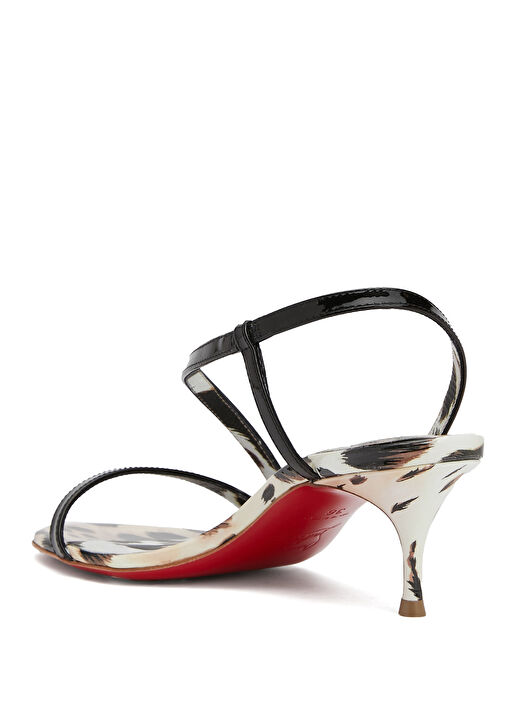 Rosalie Leopar Kadın Deri Sandalet - Görsel 4