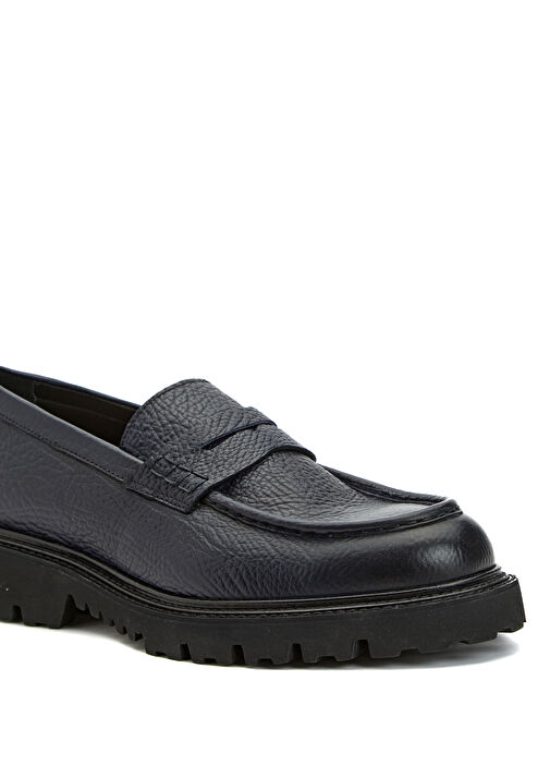 Lacivert Erkek Deri Loafer - Görsel 7