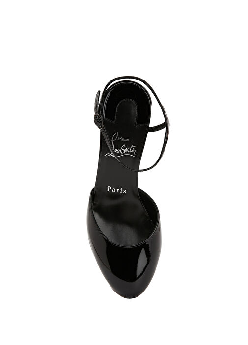 Jane Siyah Deri Topuklu Ayakkabı - Görsel 5