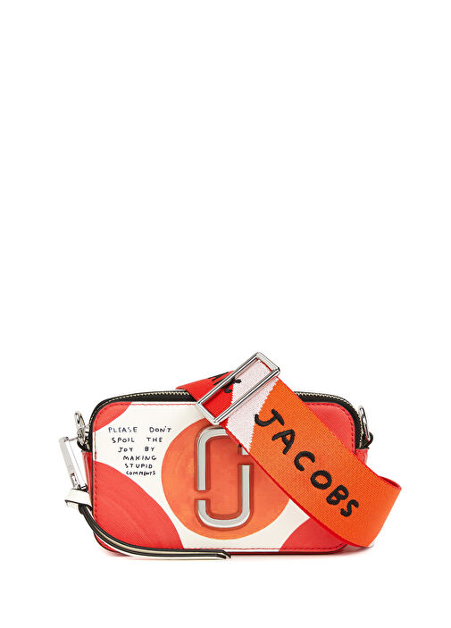 Marc Jacobs - X David Shrigley Snapshot Kadın Çanta - Turuncu