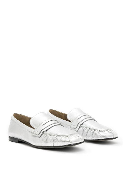 Sapphire Silver Kadın Deri Loafer - Görsel 4