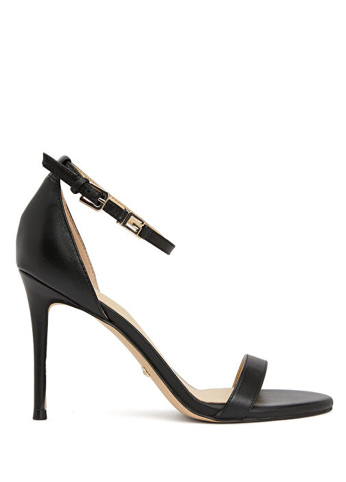 Kabail Siyah Kadın Deri Sandalet - Görsel 2