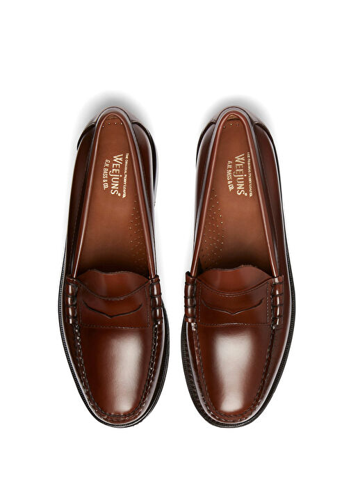 Kahverengi Erkek Deri Loafer - Görsel 5