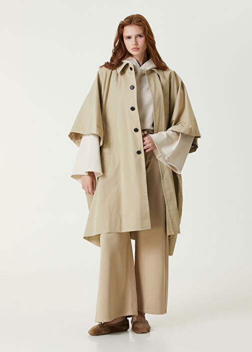 コート MM6 MAISON MARGIELA Women Outer S52AA0184 M35145124 Beige Mm6 maison margiela Midi belted coat available on SUGAR - 158057