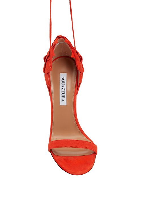 Hibiscus Kırmızı Kadın Deri Sandalet - Görsel 5