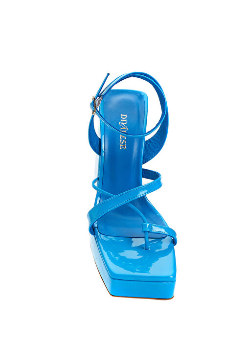 Mavi Kadın Deri Sandalet - Görsel 5