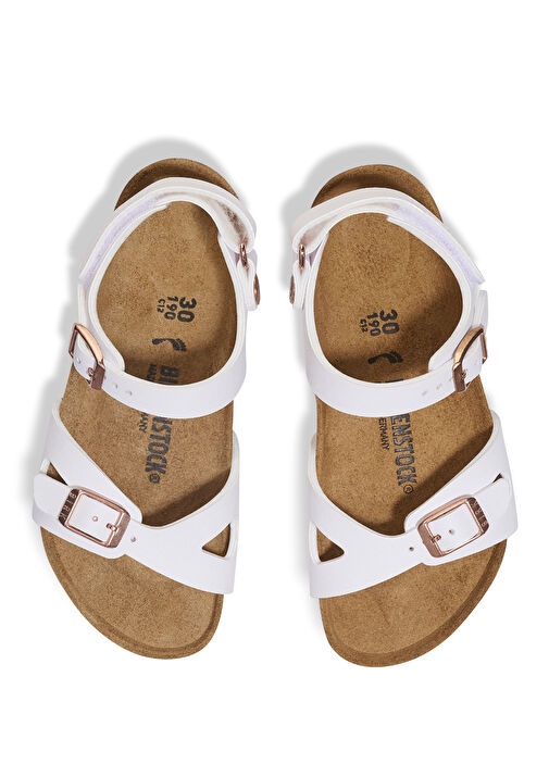 Rio Beyaz Çocuk Sandalet - Görsel 3