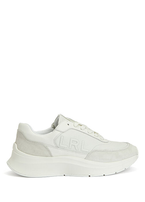 Franky Beyaz Logolu Kadın Deri Sneaker - Görsel 2