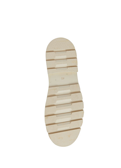 Ekru Kadın Deri Bot - Görsel 6