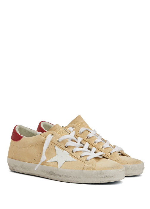 Super Star Bej Kadın Deri Sneaker - Görsel 3