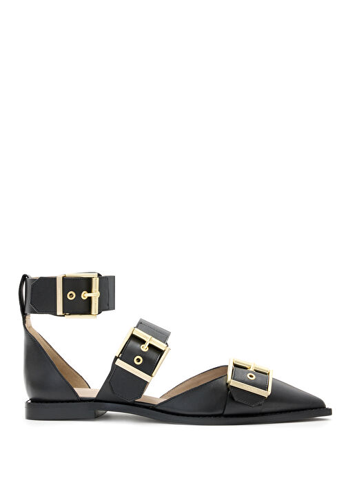 Siyah Deri Babet - Görsel 2