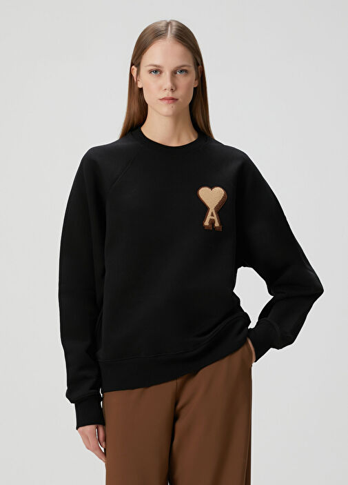 Ami Paris - Siyah Sweatshirt - Siyah