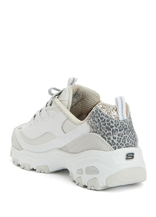 D'lites Beyaz Silver Kadın Sneaker - Görsel 4