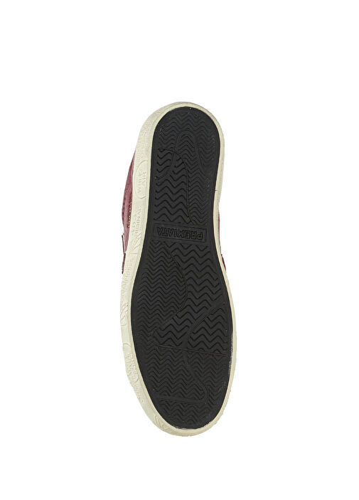 Steven-D Bordo Kadın Deri Sneaker - Görsel 6