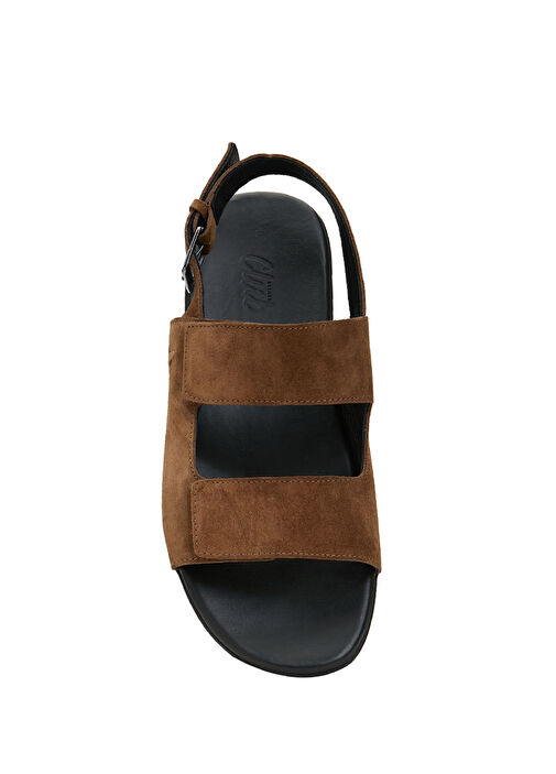 Taba Erkek Deri Sandalet - Görsel 5