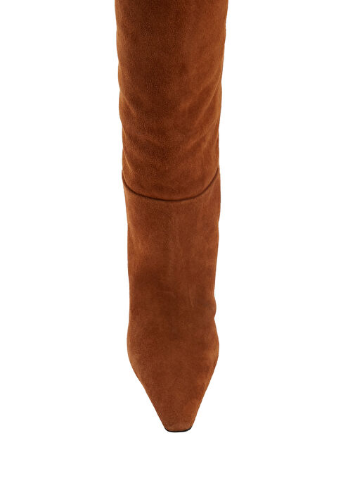 Taba Kadın Süet Çizme - Görsel 5