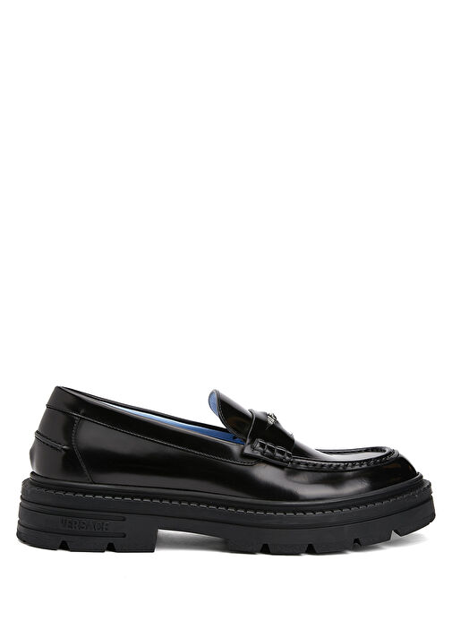 Versace Versace Siyah Erkek Deri Loafer Casual Ayakkabı | Beymen Siyah - 2. görsel