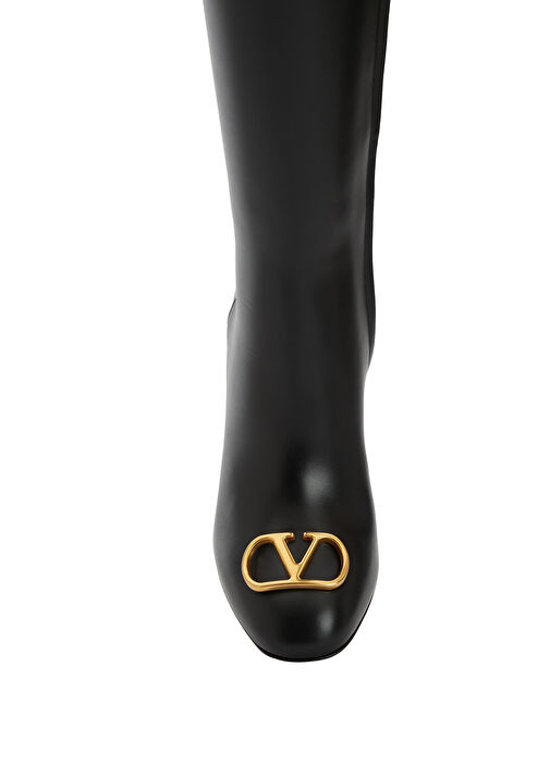 Siyah Kadın Deri Çizme - Görsel 5