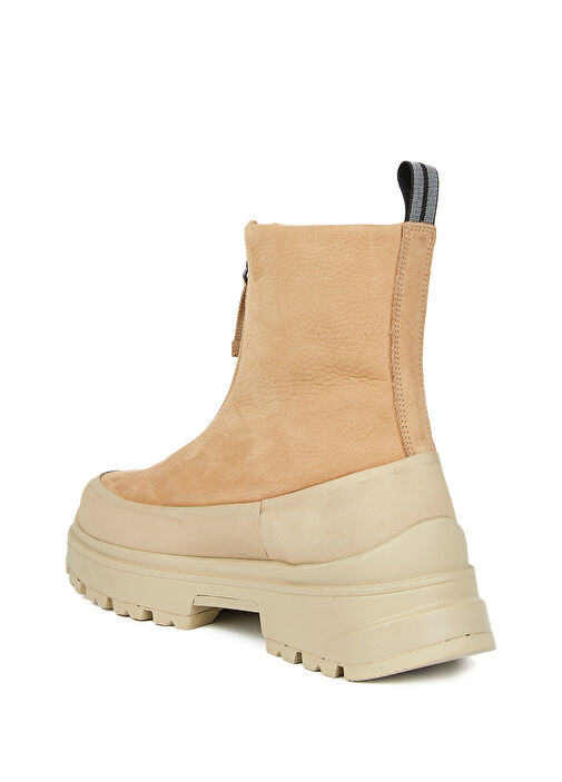 Kya Bej Kadın Deri Kar Botu - Görsel 4