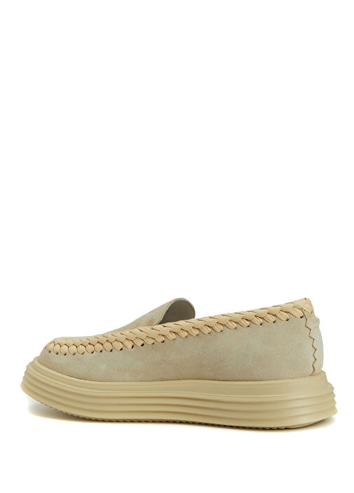 Bej Erkek Süet Espadril - Görsel 4