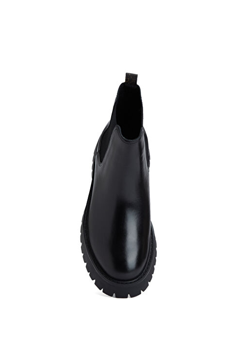 Gomez Siyah Erkek Deri Bot - Görsel 5