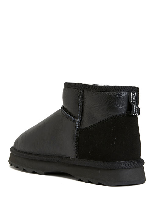 Sharky Micro Town Siyah Kadın Deri Bot - Görsel 4