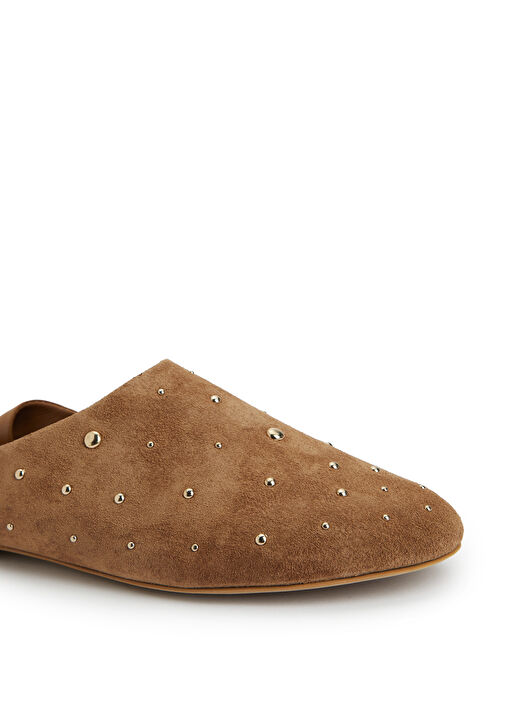 Tütün Kadın Deri Babet - Görsel 7