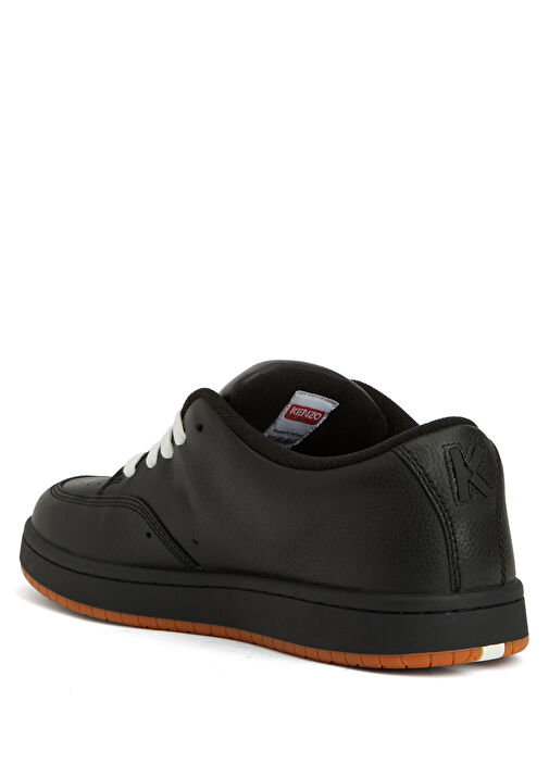 Dome Siyah Erkek Deri Sneaker - Görsel 4