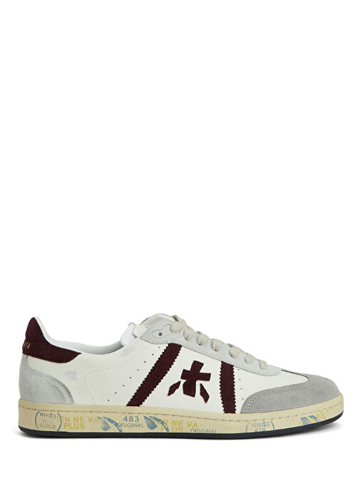 Bonnie Beyaz Erkek Deri Sneaker - Görsel 2