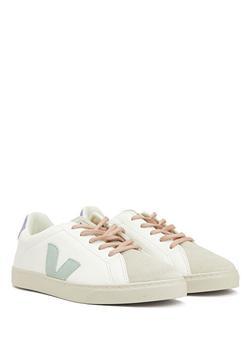 Esplar Chromefree Beyaz Unisex Çocuk Deri Sneaker - Görsel 3