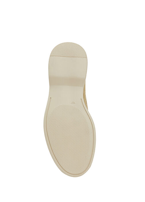 Açık Yeşil Kadın Deri Loafer - Görsel 6