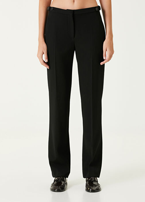 The Row - Jesse Black Wool Pants