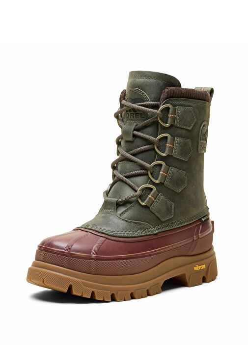 X Barbour Caribou Haki Erkek Deri Bot - Görsel 6